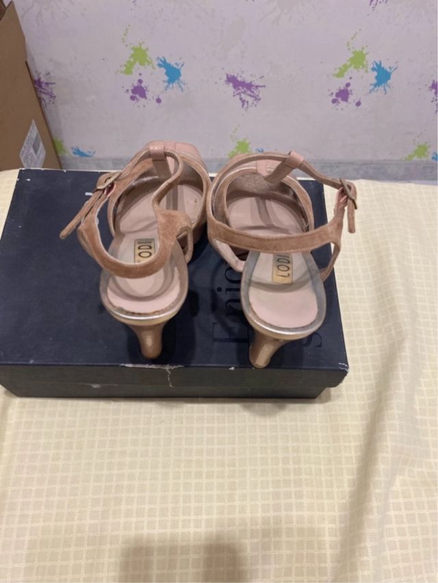 Tacchi Beige e Oro Donna