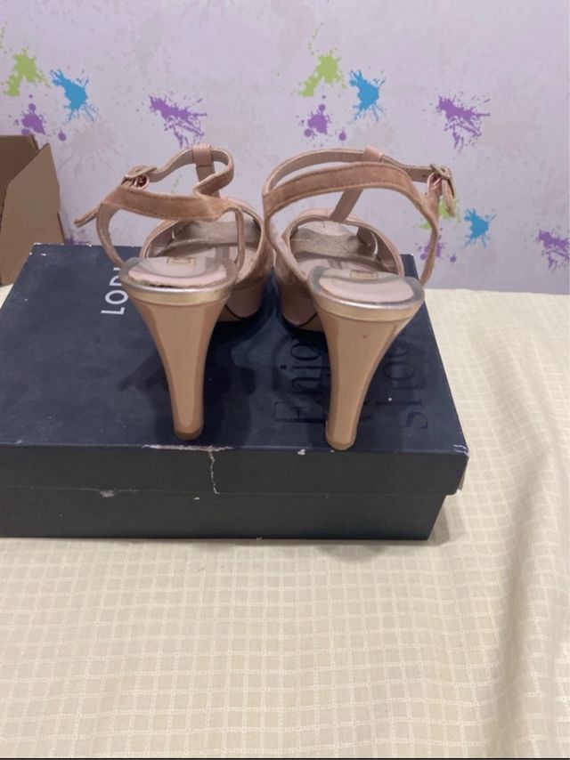 Tacchi Beige e Oro Donna