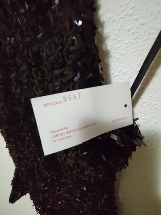 ¡REBAJA FIESTAS! Top negro fiesta lentejuelas