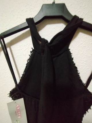 ¡REBAJA FIESTAS! Top negro fiesta lentejuelas