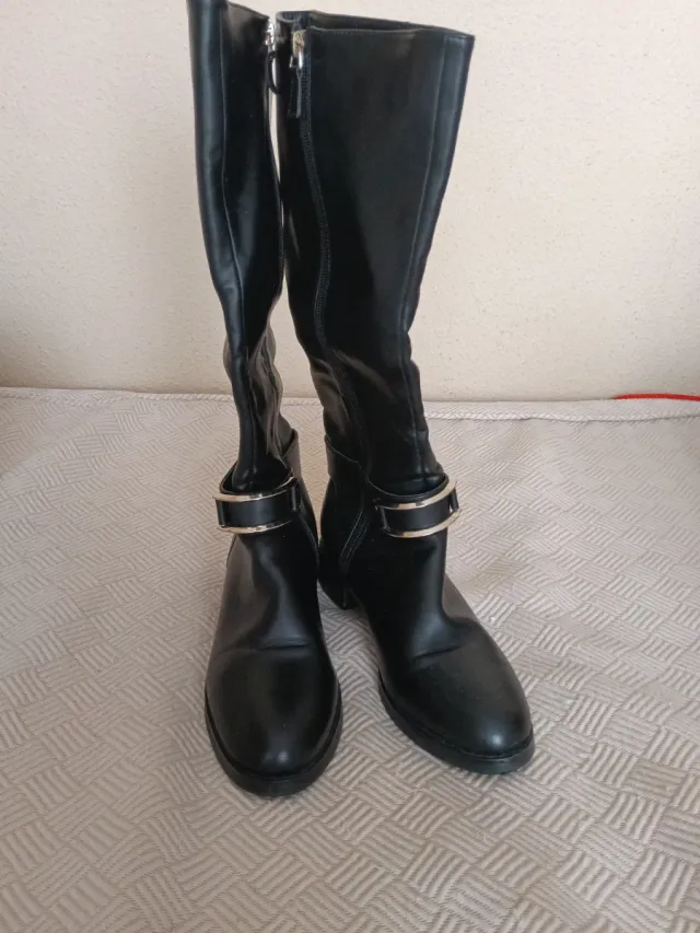 Botas altas mujer negras