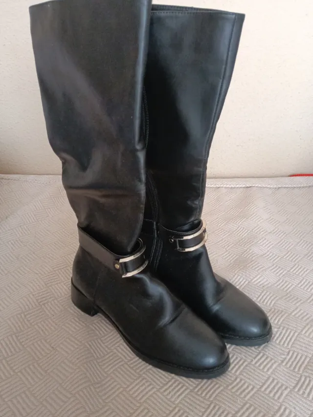 Botas altas mujer negras