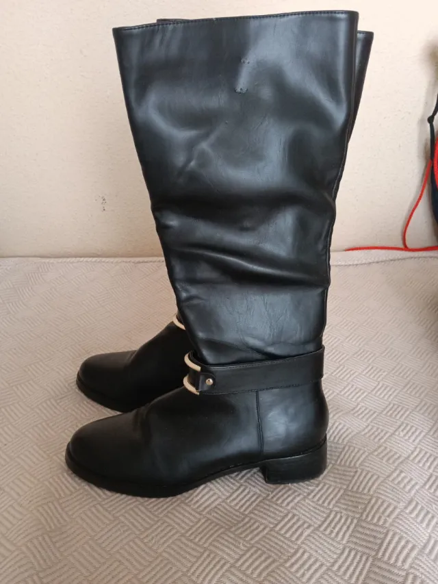 Botas altas mujer negras