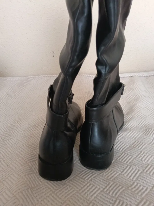 Botas altas mujer negras