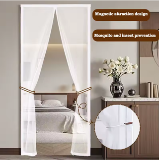 Mosquitera magnética para puertas