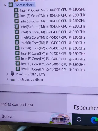 PC Gamer Intel Core i5-10400F Blanco