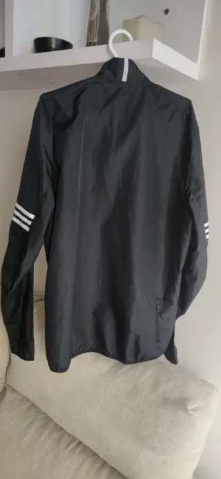 Chaqueta cortavientos Adidas Negra