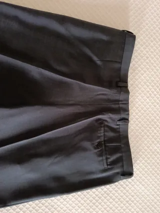 Pantalones Burberry Lana y Mohair Gris