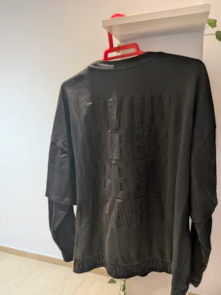 Sudadera Zara Negra