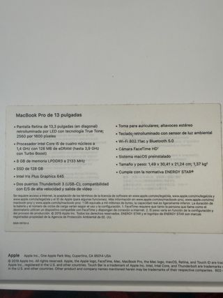 MacBook Pro 13 128 GB