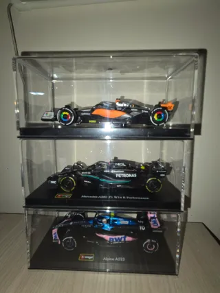 Modellini F1 1/43 Mercedes, McLaren, Alpine Bburag