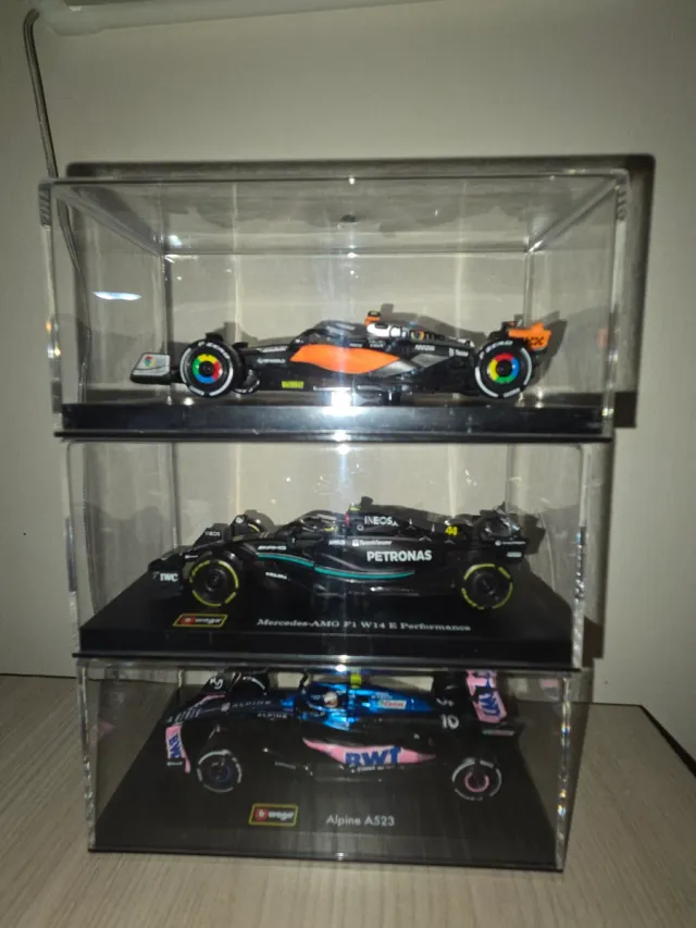 Modellini F1 1/43 Mercedes, McLaren, Alpine Bburag