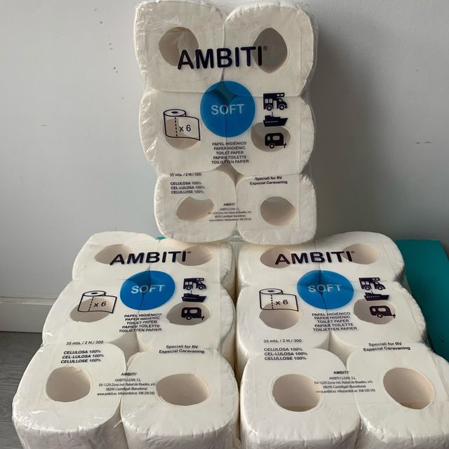 Confezione da 18 rotoli di carta igienica Ambiti SOFT