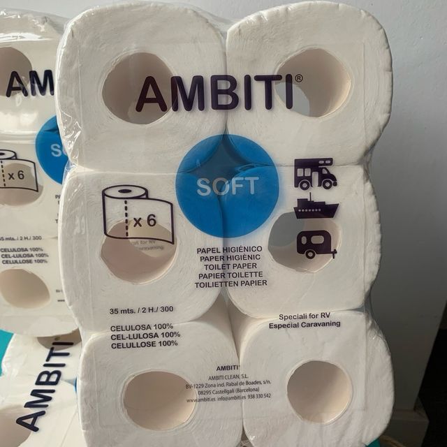 Confezione da 18 rotoli di carta igienica Ambiti SOFT