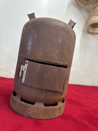 Estufa artesanal de hierro