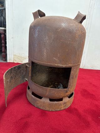 Estufa artesanal de hierro