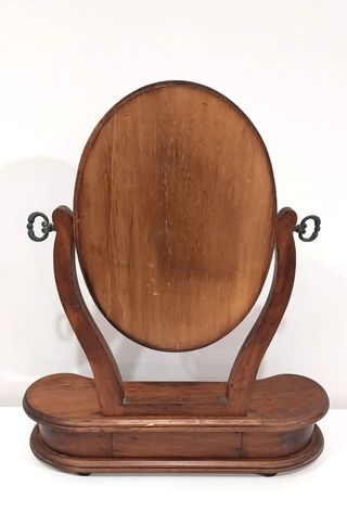 Espejo de tocador antiguo  colección Navidad