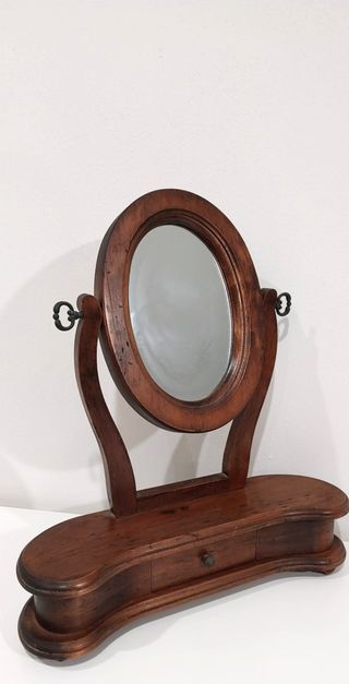 Espejo de tocador antiguo  colección Navidad