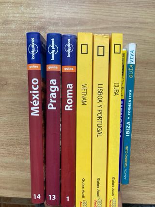 Pack de 8 Guías de viaje.