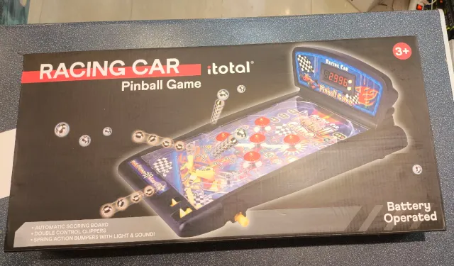 Pinball marcador electrónico Racing Car sonido