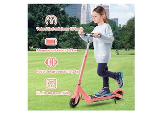 Patinete Eléctrico Infantil Rosa