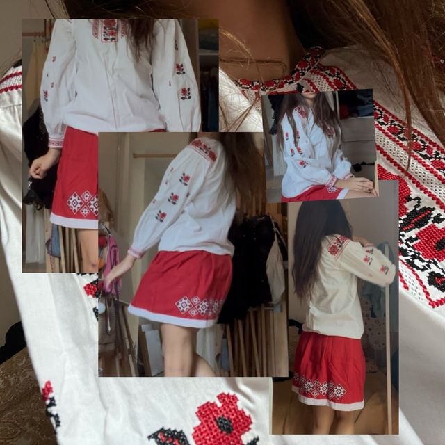Blusa y falda bordada Tradicional Ukrania