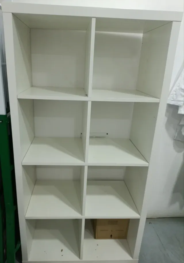 Estantería modular blanca de madera Ikea