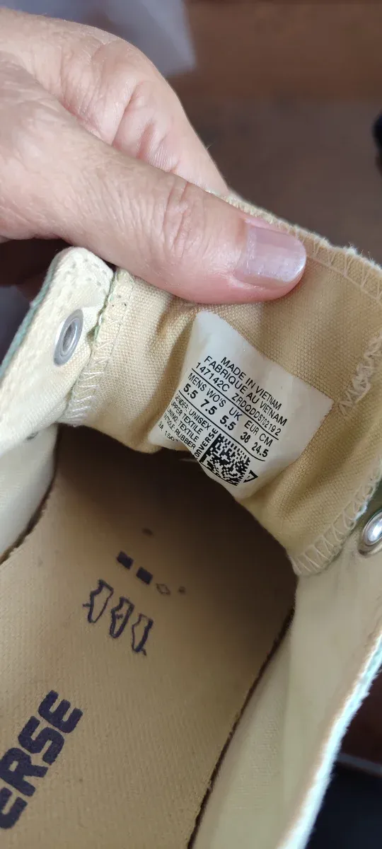 Converse Talla 38 Verde Agua