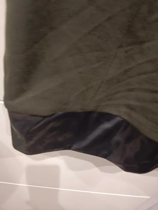 Vestido Couchel verde cremallera