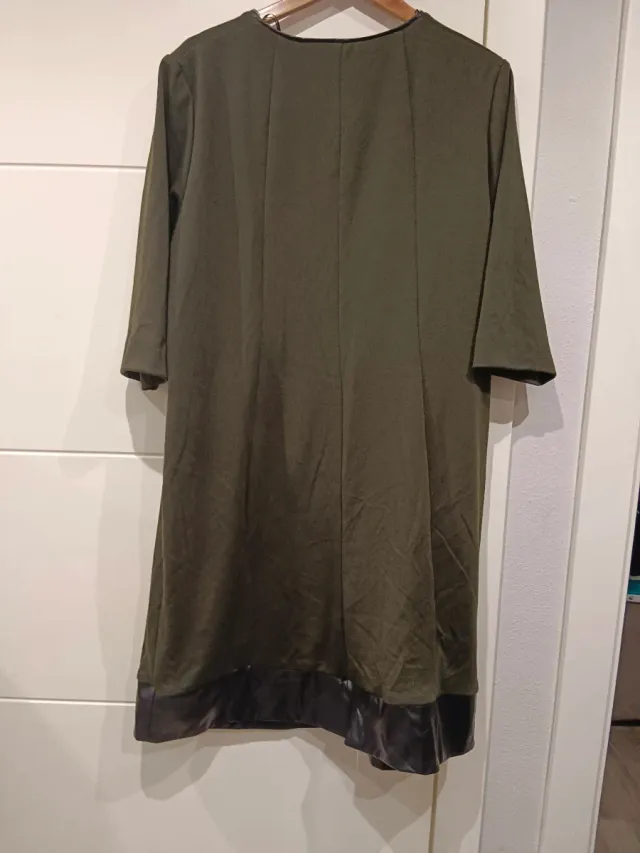 Vestido Couchel verde cremallera