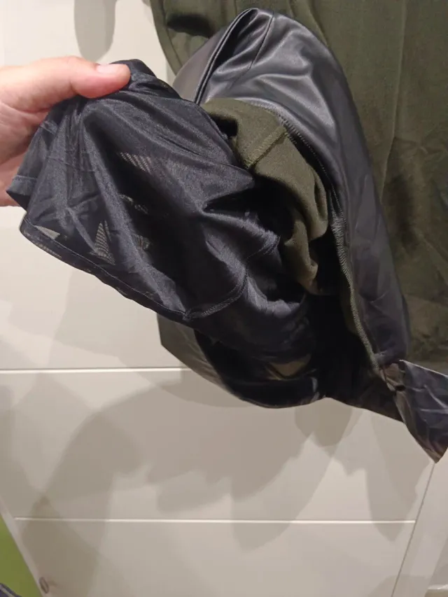 Vestido Couchel verde cremallera