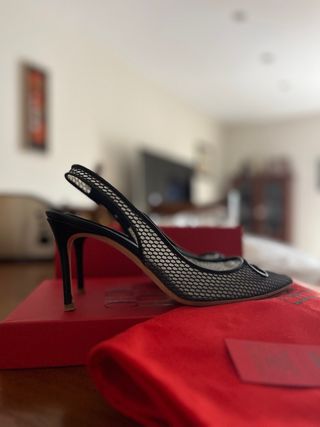 Zapatos Carolina Herrera Talla 39 . Azul marino.