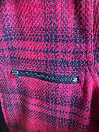 Cazadora Vans cuadros roja