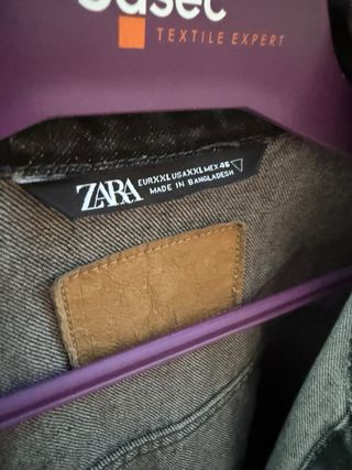Chaqueta vaquera Zara Talla XXL