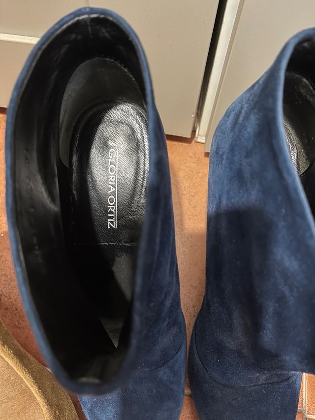 Tacones Talla 37 (Marrones, Azules, Morados)