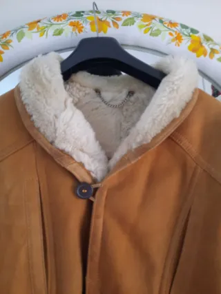 Giacca Shearling Unisex Beige/Marrone