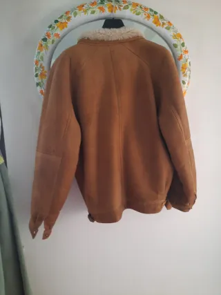 Giacca Shearling Unisex Beige/Marrone