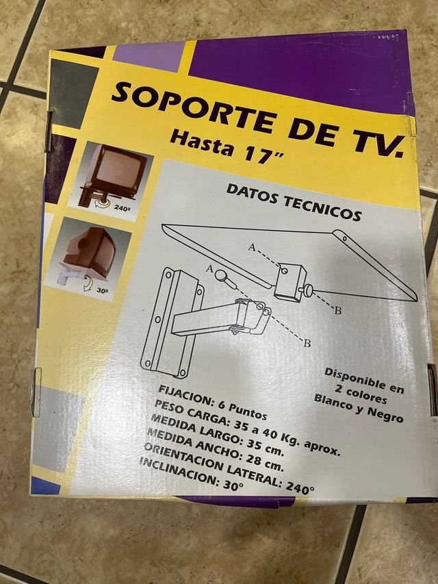Soporte TV RIZAMAS Hasta 17