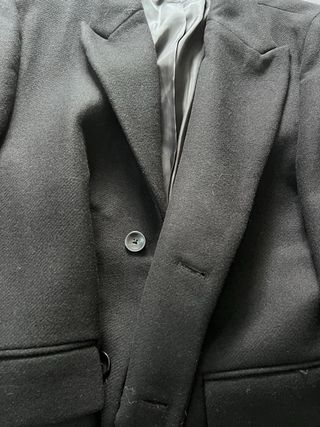 Gabardina HOMBRE larga Zara negra