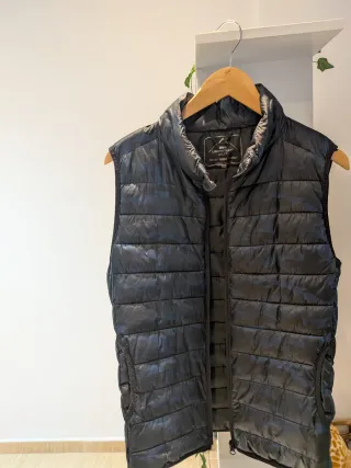 Chaleco acolchado negro