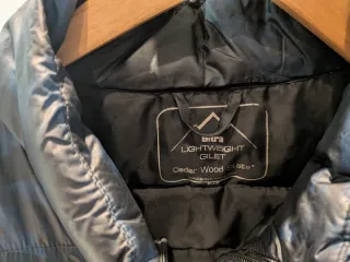 Chaleco acolchado negro