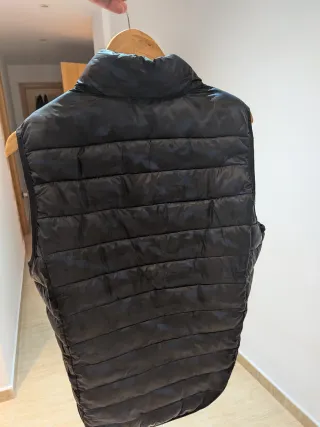 Chaleco acolchado negro