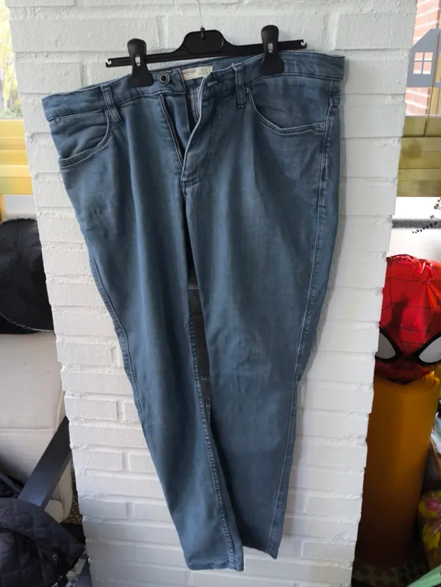 Mango Vaqueros Skinny Azules
