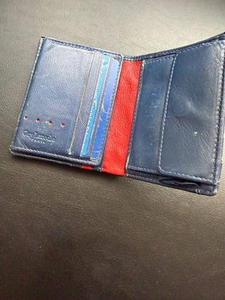 Cartera Guy Laroche Cuero Azul