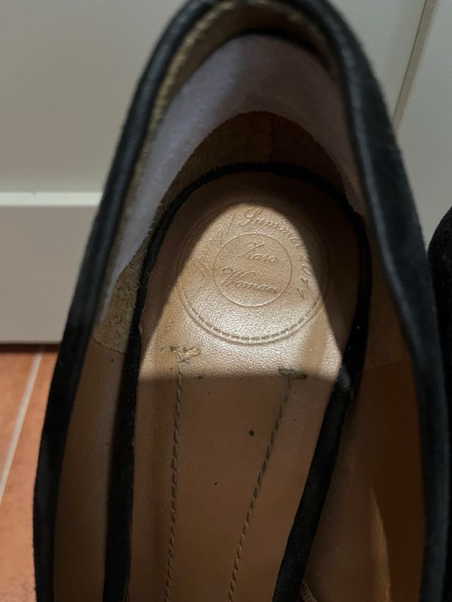 Tacones Talla 38 Negros y Azules