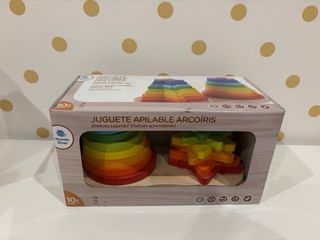 Juguetes motricidad bebé arcoíris