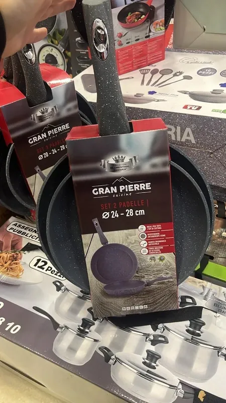 Set 2 Padelle Gran Pierre 24/28cm