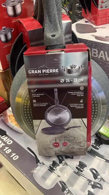 Set 2 Padelle Gran Pierre 24/28cm