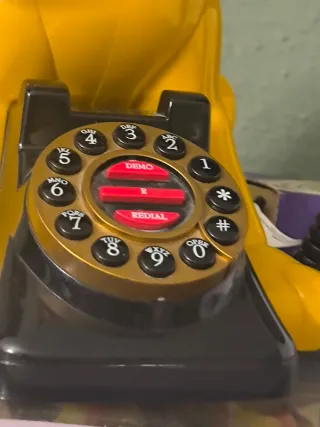 Teléfono Vintage Disney Pluto Años 90