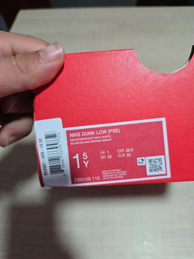 Nike Dunk Low Azul y Blanco